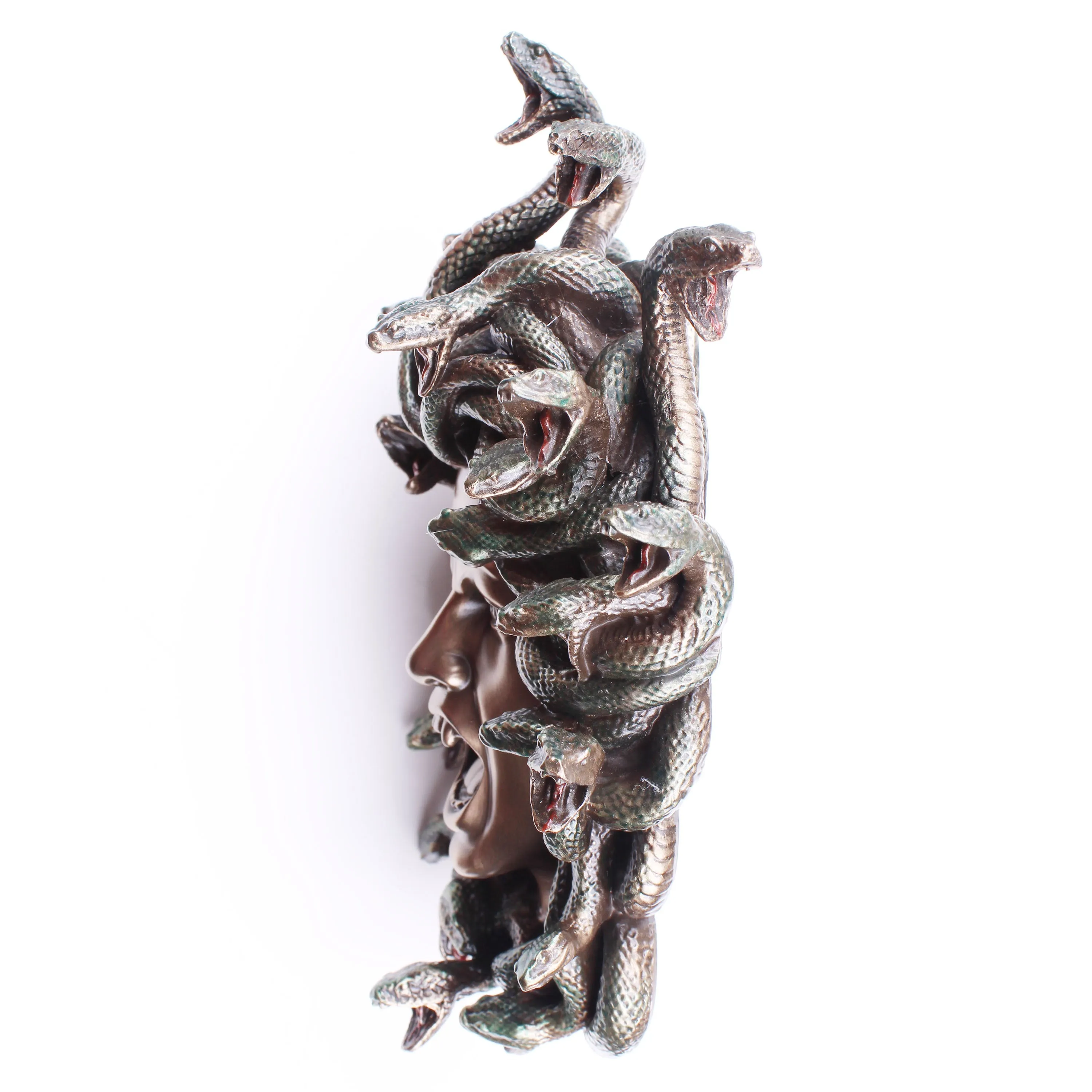 Medusa Head Wall Sculpture (Cold Cast Bronze Statue)