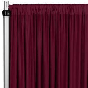 Spandex 4-way Stretch Drape Curtain 14ft H x 60" W - Burgundy