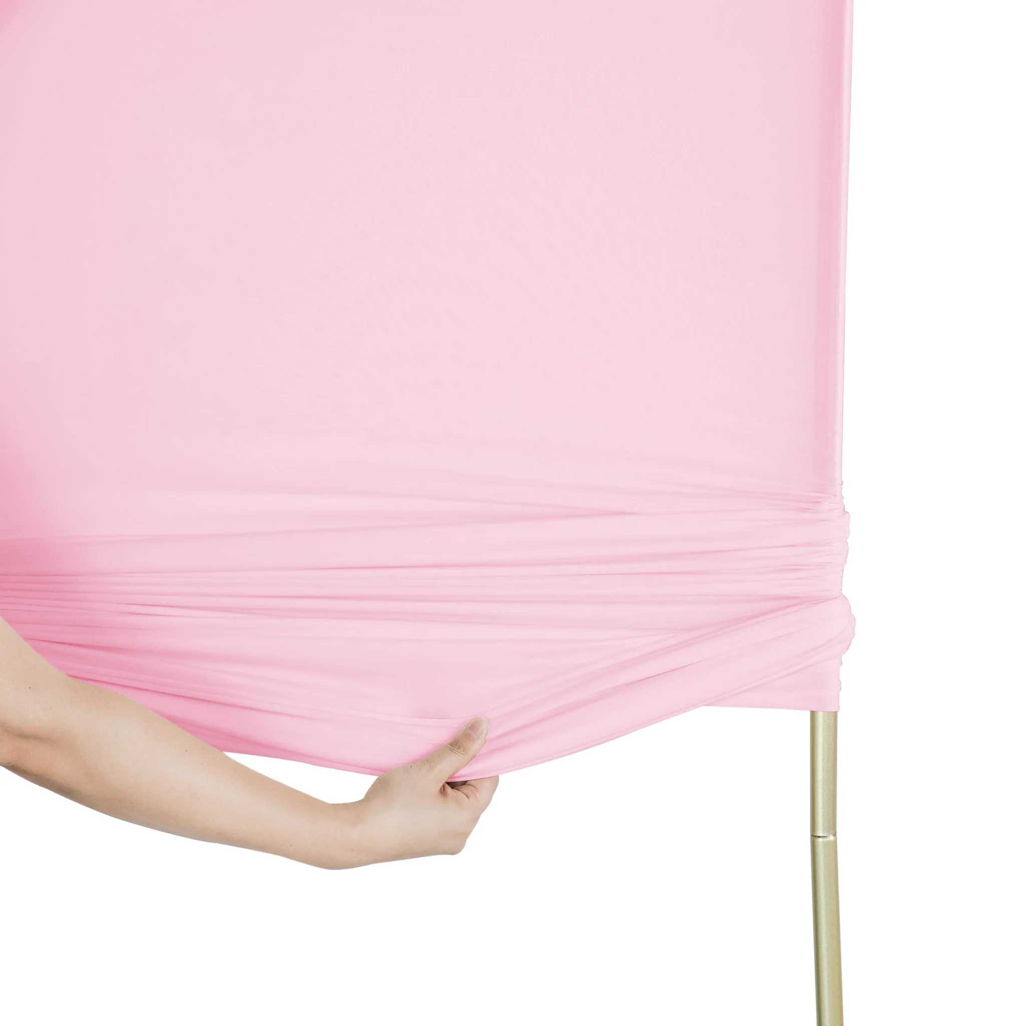 Spandex Arch Covers for Chiara Frame Backdrop 3pc/set - Pink